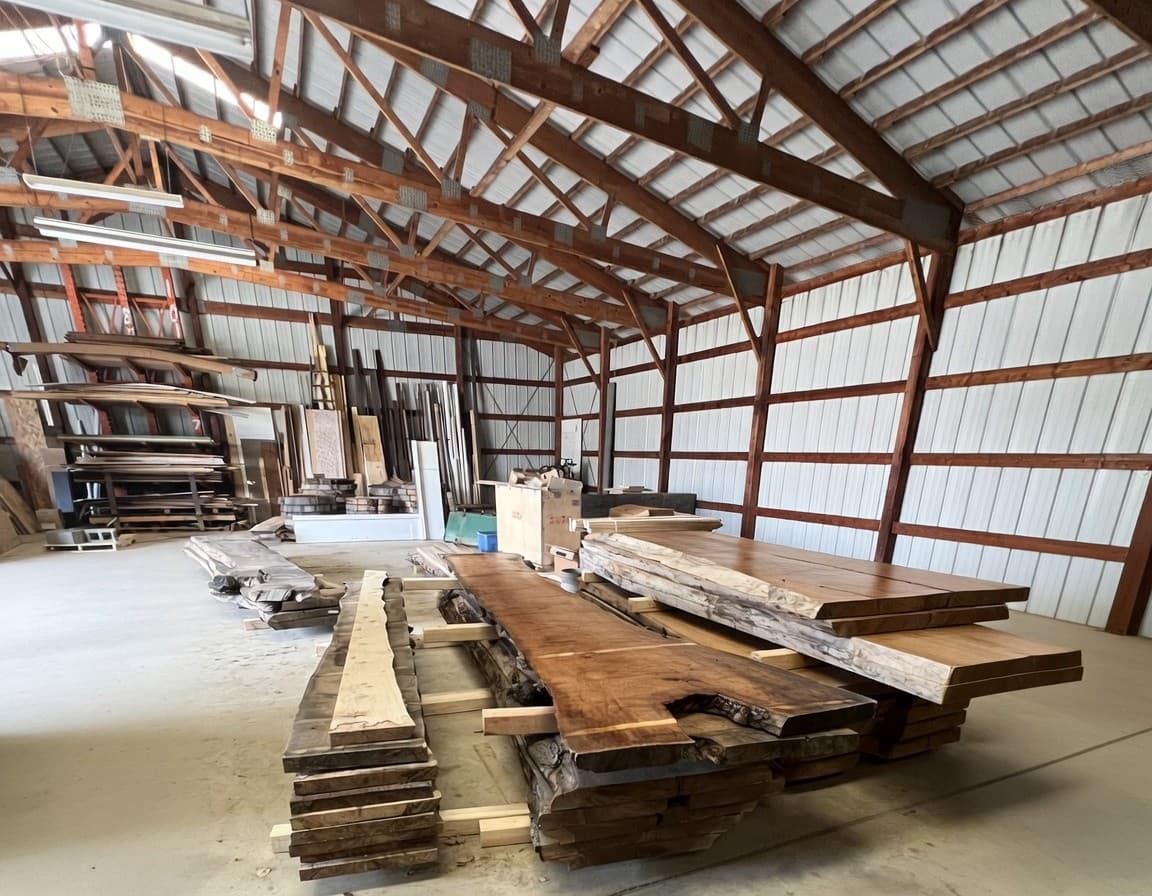 Material selection at the barn