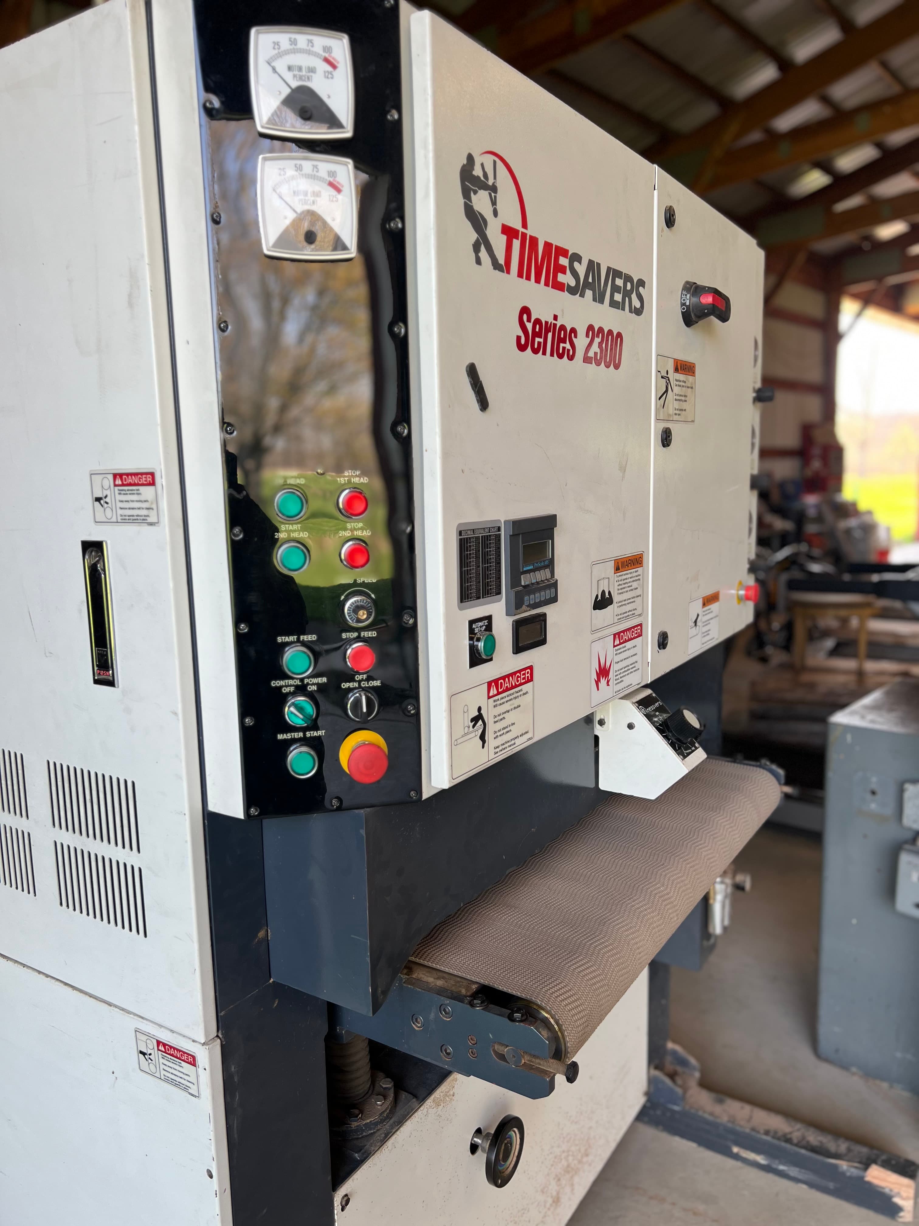 Industrial planar sander